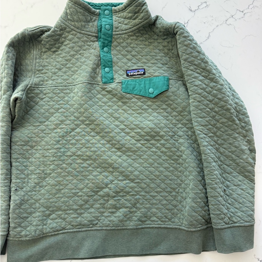 Patagonia Sage Quilted Snap Pullover